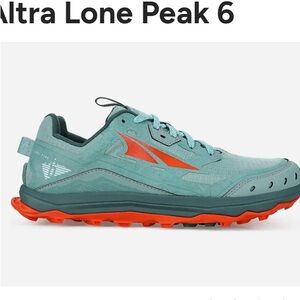 Altra Lone Peak 6 in Teal size 9
